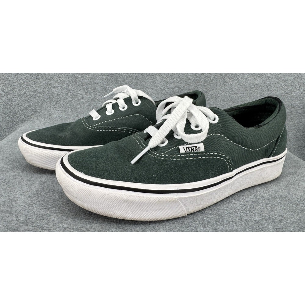 Vans ComfyCush Faux Suede Green‎ Low Top Skate Shoes Men's 4.5 Women's 6